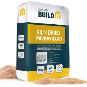 Kiln Dried Paving Sand 20kg Weed Inhibitor Paving Grout by Laeto Build It