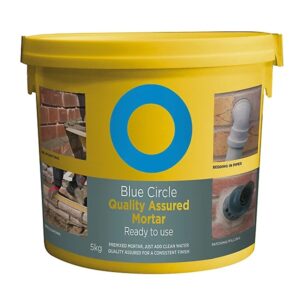 Blue Circle Quality assured Mortar, 5kg Tub - Ready mixed