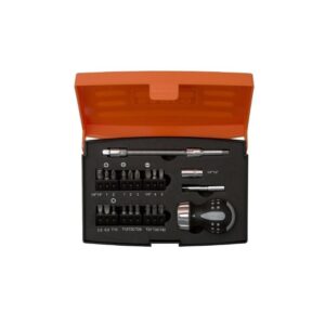 Bahco 808050s22 Stubby Ratchet Screwdriver Set (22 Pieces)