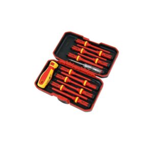 13pc VDE Screwdriver Set Insulated Interchangeable Blade TUV/GS Approved