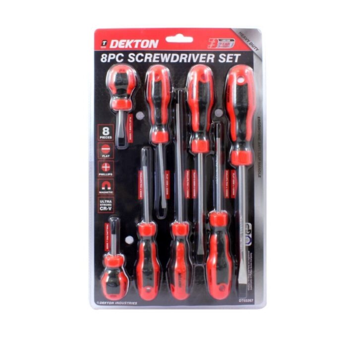 8PC SCREWDRIVER SET, DT65267